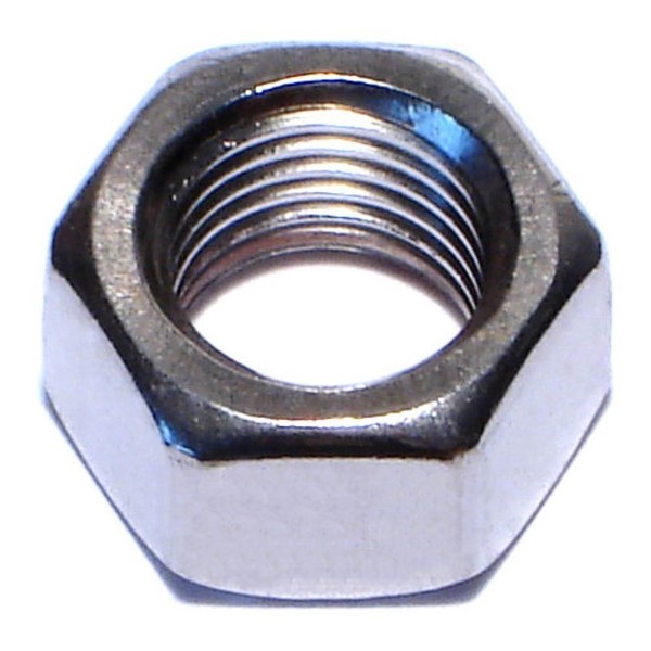 Midwest Fastener Hex Nut, 3/8"-24, 18-8 Stainless Steel, Not Graded, 100 PK 05273